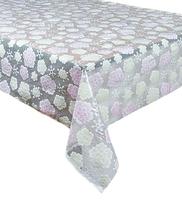 Клеенка стол.ажурн.300г*132см*22м желто-роз.цветы 1/1 кт108/132