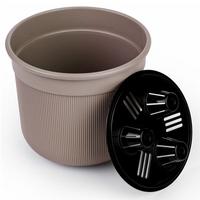 Горшок цв. "Сканди" 5л с дрен.вст.какао М9015 /12/