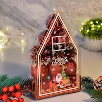 Н-р елочн.украш.JT25-A2132 4см 12шт.красн.