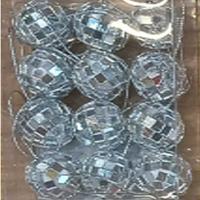 Шар Z005 2см 12шт.диско-шар зерк./420/