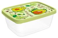 Контейнер д/прод.прям.1,5л с декор.(салат.) 221181720/04 /24/