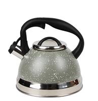 Чайник 3,0л со свист.нерж.201 индукц.оливк.1/12 вкн3604