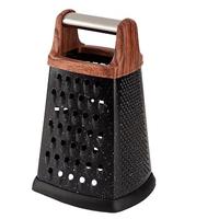 Терка четырехгр.MARBLE NERO мрам.черн.,20см 310895 /24/