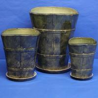 Горшки д/цветов декор. "Крит" №2 зел.