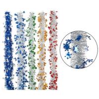 Мишура "Снежинка" 2м*7-10см ассорти 103497