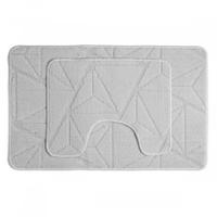 К-т ковр.для в/к 2шт.AQUA-PRIME CROSS LOOP 50*80/40*50см8ммсв.сер.AQP.BAN.CL.202267-2.50х80-L.GY/25/