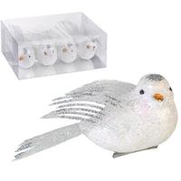 Украш.декор.на клипсе "Пташечка" 4шт.110378 /10/