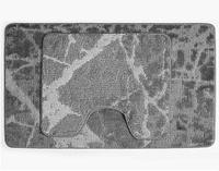 К-т ковр.для в/к 2шт.AQUA-PRIME CLASSIC COLOR 60*100/60*50см11ммсер.AQP.BAN.CC.202014-2.60х100GY/25/