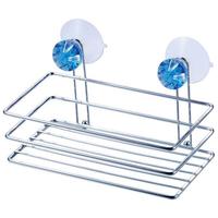 Полка подвесн.мал. W2794 "Бриллиант,син." 19,5*10*10,5см (2присос.) 310777 /12/