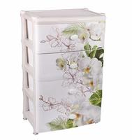 Комод широкий "Орхидеи" 4-х секц. М 2638 Б