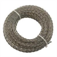 Леска д/триммера 3,0мм*15м (витой квадр.) серая ЛТР-122 /20/