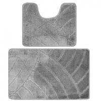 Комплект ковр.для в/к 2шт.BANYOLIN CLASSIC 60*100/50*60см 11мм сер.BAN.01.2/60*100-172 /25/