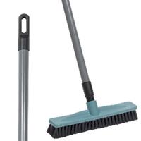 Щетка д/пола "Эталон"26см жестк.с чер.120см (бирюз.-син.) 950755 /28/