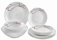 Н-р стол.19пр.Геометрия,опал.стекло т/ст 1/2 15016-19т