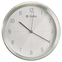 Часы настен.d=30см серебро DT12-0001 /10/