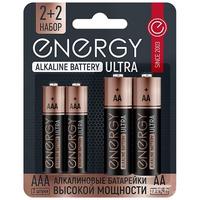 Батарейка Energy Ultra LR6+LR03/4B 4шт 104981 /10/