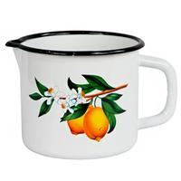Кружка 1,4л со слив.Лимоны бел.01-0108/4-Лимоны /12/