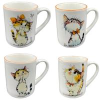 Кружка фарфор."Кошки"v=254мл 0990436/24/