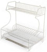 Тарелосушка настенная краш.белая(арт.тнп-1.2)/2с поддоном