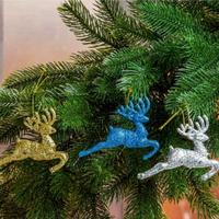 Подвеска JL24-9040 Олени 4шт.10см микс /1200/