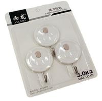 Крючки фигурн.3шт (пласт.,металл) МС-2211150 /30/