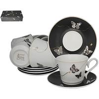 Н-р чайн.12пр.220мл "Butterfly" фарфор п/уп.133-098 /6/