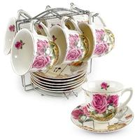 Н-р чайн.12пр.(бл.14см+кр.220мл на мет.ст.) 1/8 12-009