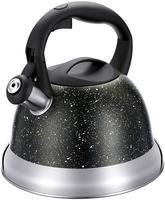 Чайник 2,0л со свист.нерж.201 индукц.черн.1/12 вкн3608-1