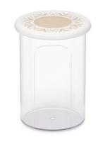 Емкость д/сыпуч.прод."Эстетика" 1,4л бел-беж. М8732 /12/ Б