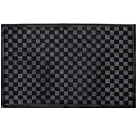 Коврик придв.влаговп.жаккард ромб 120*180 серый /2/