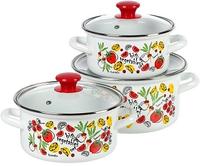 Набор "Гаспачо-1-Экстра" бел.с обод.(цил.1,5+2,3+3л) /1/