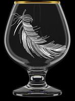 Н-р бокалов 385мл 6шт 1716-Г36 "Перо" /3/