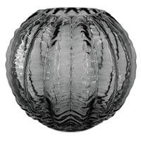 Ваза "Плиссе" малая 1901-Н5 "Графит" /2/