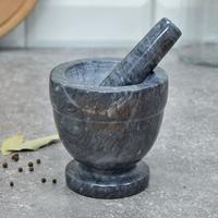 Ступка с пестиком мрамор 210мл.МВ 27542