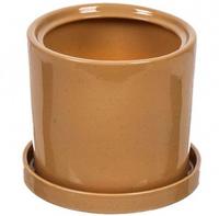 Горшки д/цветов декор."Лидер" №2 латте