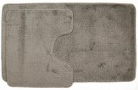 Комплект ковр.для в/к 2шт.AQUA-PRIME BeMaks 50*80/40*50см 18мм сер.AQP.BAN.172-2.50х80 /25/