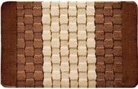 Коврик BANYOLIN SILVER 50*80см 11мм коричн.BAN.SIL.1.50/80-BR 1/40