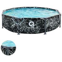 Бассейн каркасн.кругл.с усил.рамой 305*76см 4672л 12015V55 черн.мр.Avenli 107366