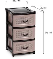 Комод 3-х секц. кор. М1353 (уп.1) Б