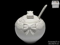 Конфетница d19см h28см-с/кр.h17,5см-б/кр.Sakura на ножке 341205W/SK00411000W /6/