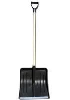 Лопата снег.№7 автомоб.,365*280 оц.планка,дер.чер.,V-руч. /10/