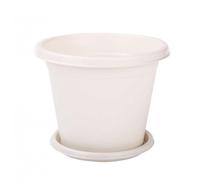 Горшок цв. "Эконом" 2л с под.(бел.) М7254 /30/ Б