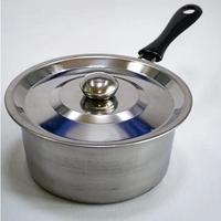 Ковш нерж.d=19см 1700мл (мет.ручка) 1/80 вкк19м /6/